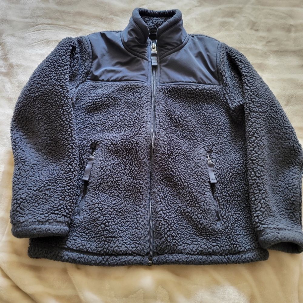 EUC!! 32 Degrees Sherpa Gray Kids Coat Size XS (5/6)